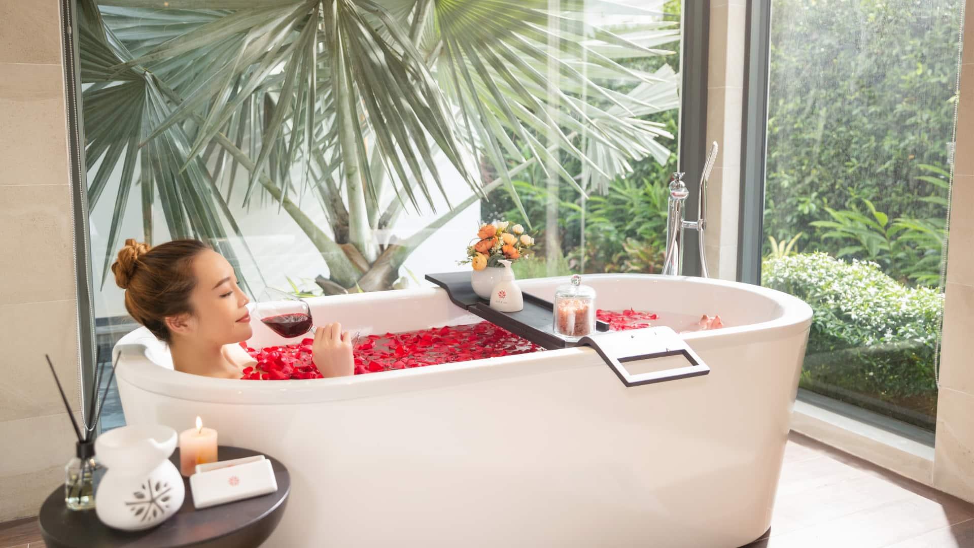 intimate relaxing bath 