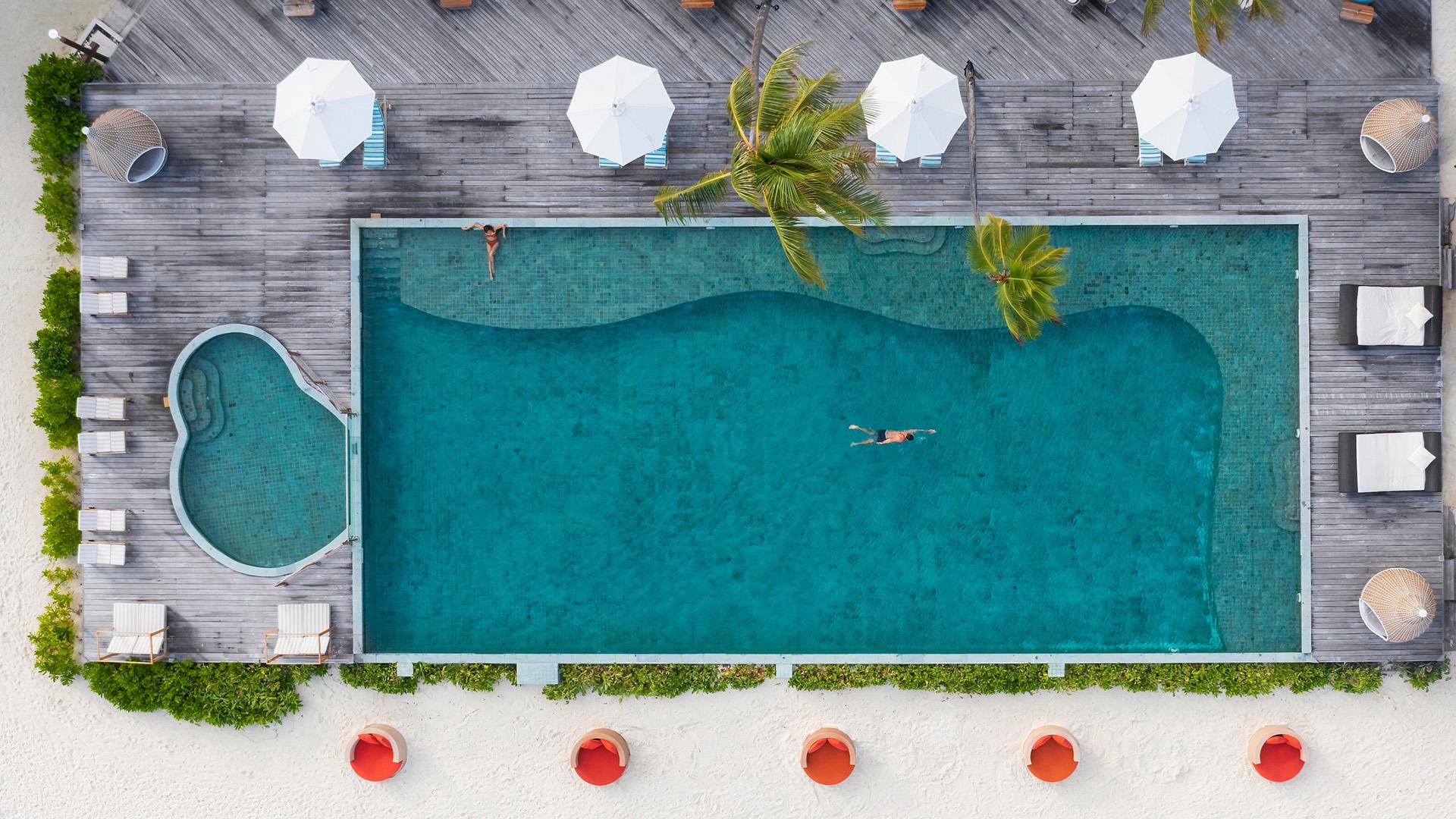 Kuredhi Pool at Angsana Velavaru Resort, Maldives
