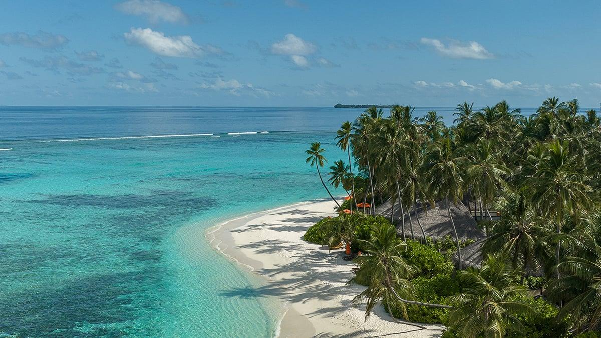 A view of the Beach Villas at Angsana Velavaru 